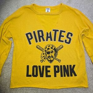 Pirates Sweatshirt / Pink Victoria's Secret Sweatshirt